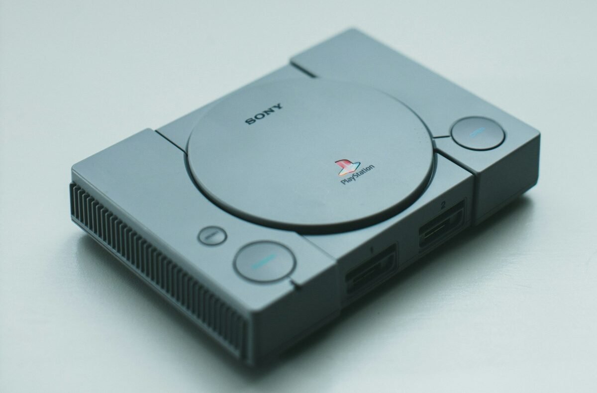 a video game console sitting on top of a table